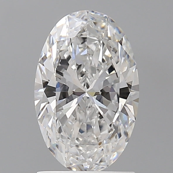 1.58 Carat Oval Shaped, Ideal Cut, E Color, VS1 Clarity, IGI Certified Lab Grown Diamond