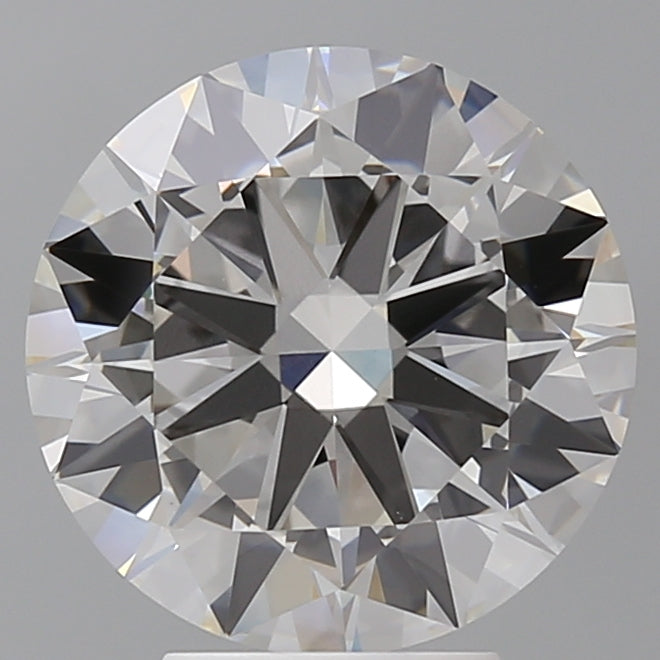 4.55 Carat Round Shaped, Excellent Cut, F Color, VVS2 Clarity, IGI Certified Lab Grown Diamond