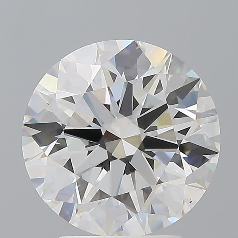 3.46 Carat Round Shaped, Ideal Cut, F Color, VVS2 Clarity, IGI Certified Lab Grown Diamond