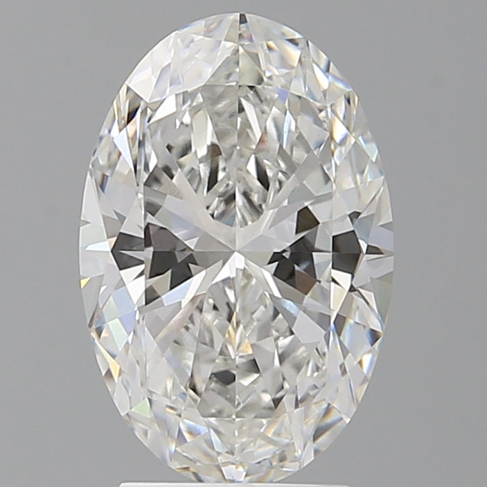 3.10 Carat Oval Shaped, Ideal Cut, F Color, VVS2 Clarity, IGI Certified Lab Grown Diamond