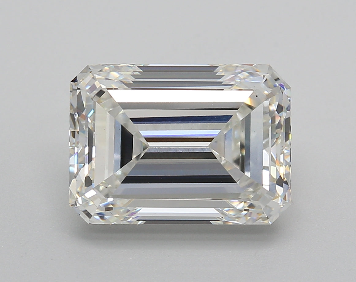 5.00 Carat Emerald Shaped, Very Good Cut, G Color, VS1 Clarity, IGI Certified Lab Grown Diamond
