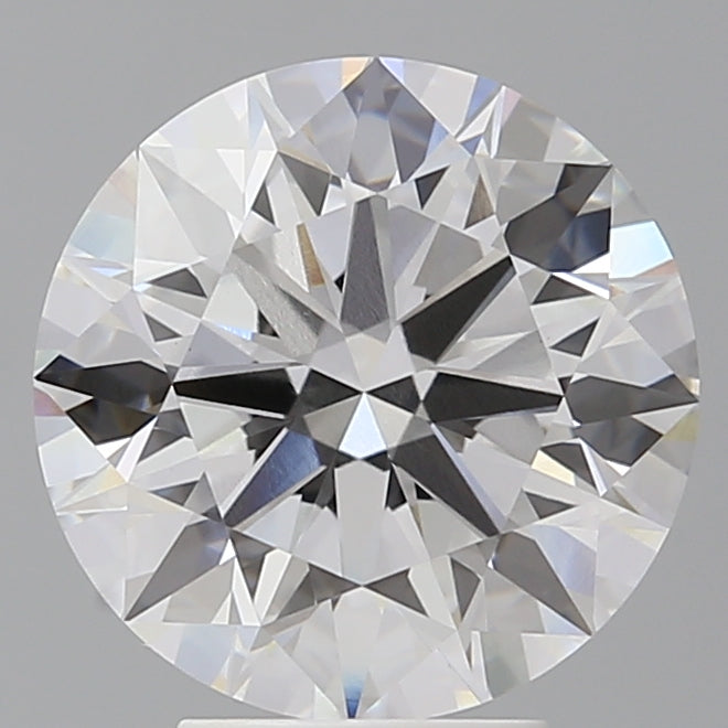 4.57 Carat Round Shaped, Ideal Cut, F Color, VVS2 Clarity, IGI Certified Lab Grown Diamond