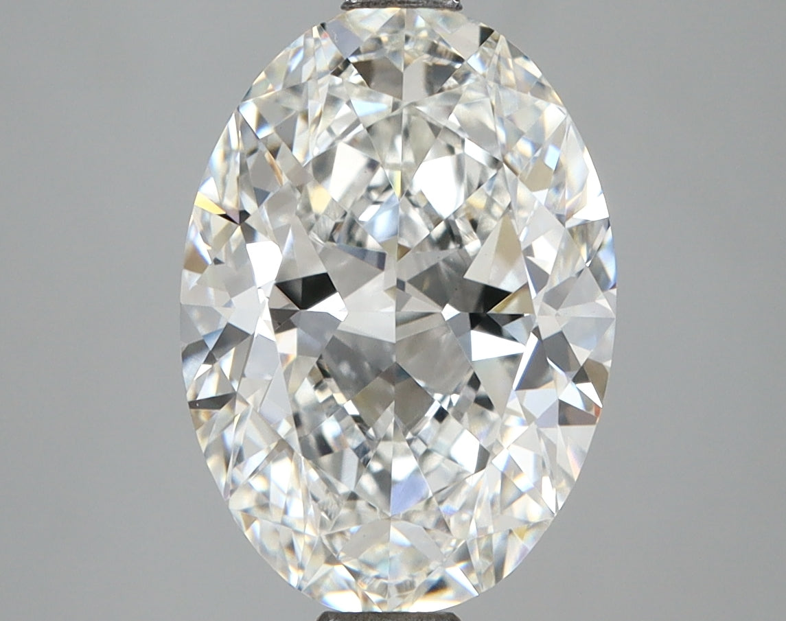 3.53 Carat Oval Shaped, Ideal Cut, F Color, VVS2 Clarity, IGI Certified Lab Grown Diamond