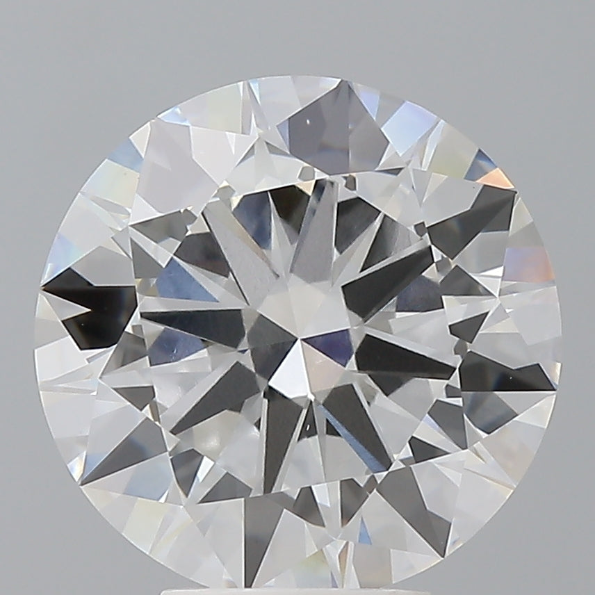 5.52 Carat Round Shaped, Excellent Cut, E Color, VVS2 Clarity, IGI Certified Lab Grown Diamond