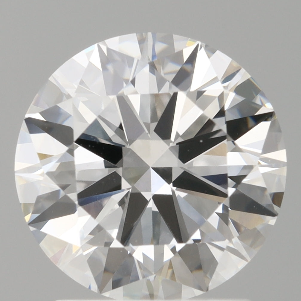 2.00 Carat Round Shaped, Very Good Cut, D Color, VVS2 Clarity, IGI Certified Lab Grown Diamond