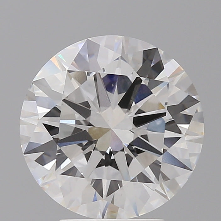 4.07 Carat Round Shaped, Excellent Cut, F Color, VVS2 Clarity, IGI Certified Lab Grown Diamond