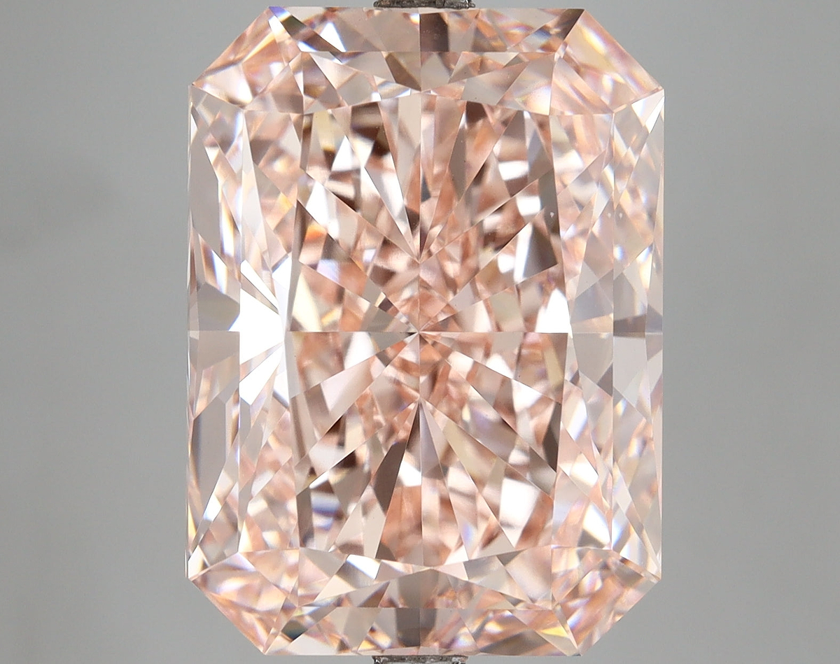 14.11 Carat Radiant Shaped, Ideal Cut, VS1 Clarity, IGI Certified Lab Grown Diamond