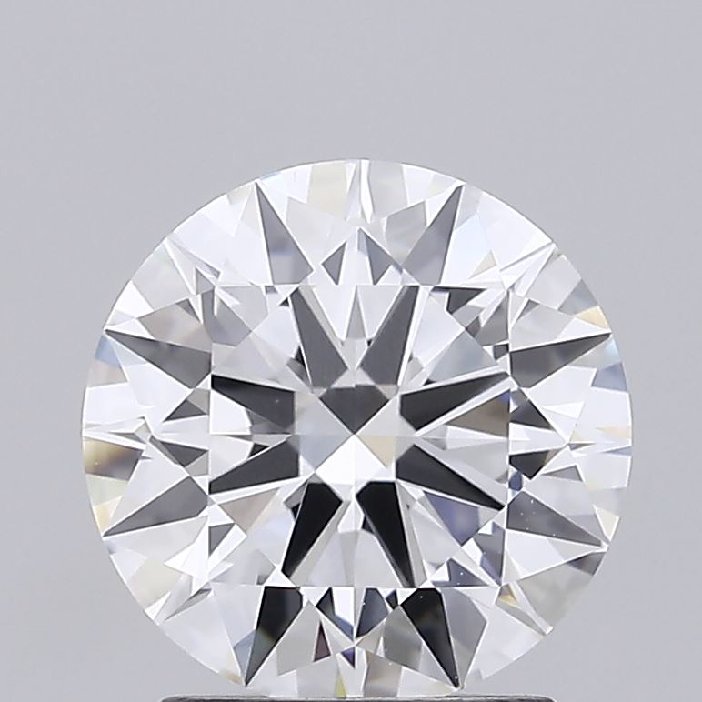 2.03 Carat Round Shaped, Ideal Cut, E Color, VVS2 Clarity, IGI Certified Lab Grown Diamond