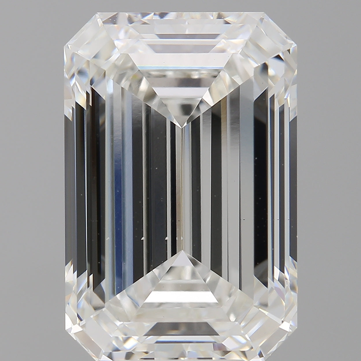 8.10 Carat Emerald Shaped, Ideal Cut, F Color, VS1 Clarity, IGI Certified Lab Grown Diamond
