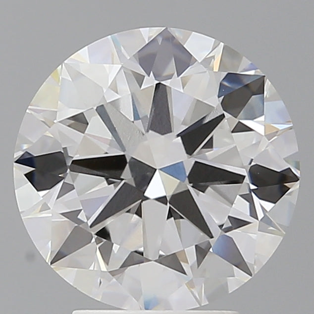 4.00 Carat Round Shaped, Excellent Cut, E Color, VVS2 Clarity, IGI Certified Lab Grown Diamond