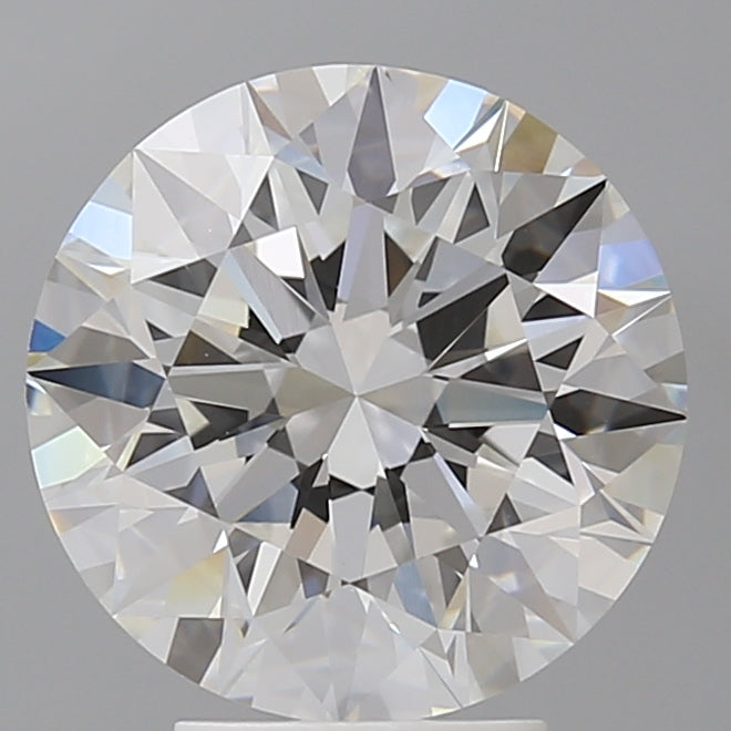 4.50 Carat Round Shaped, Excellent Cut, E Color, VVS2 Clarity, IGI Certified Lab Grown Diamond