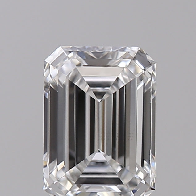 0.73 Carat Emerald Shaped, Ideal Cut, E Color, VVS1 Clarity, IGI Certified Lab Grown Diamond