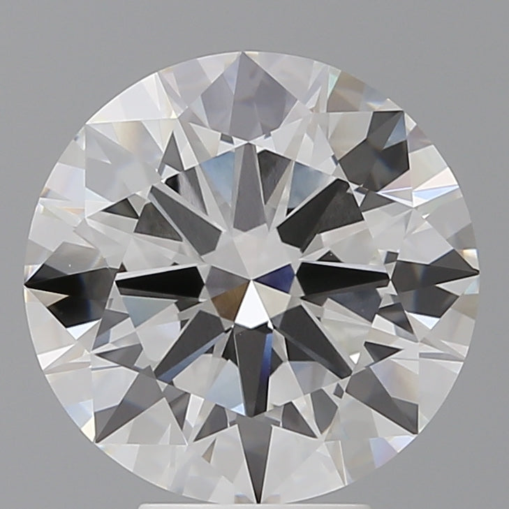 5.60 Carat Round Shaped, Excellent Cut, F Color, VVS2 Clarity, IGI Certified Lab Grown Diamond