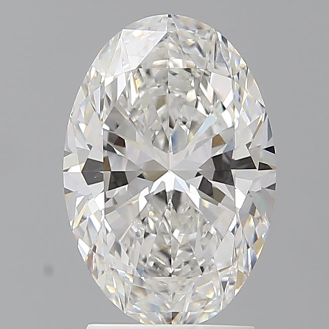 2.50 Carat Oval Shaped, Ideal Cut, E Color, VVS2 Clarity, IGI Certified Lab Grown Diamond
