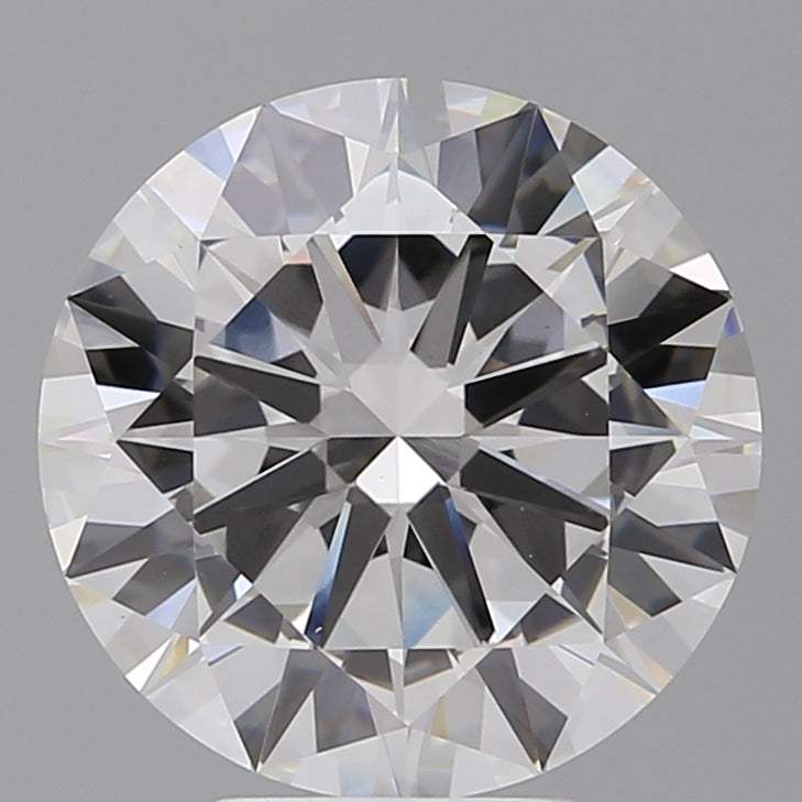 5.91 Carat Round Shaped, Excellent Cut, E Color, VVS2 Clarity, IGI Certified Lab Grown Diamond
