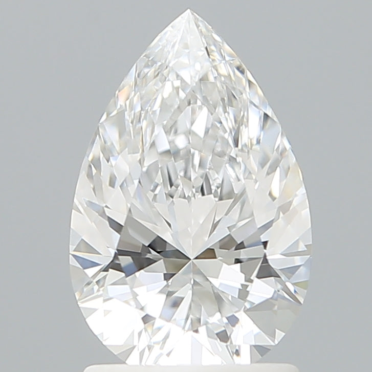 1.56 Carat Pear Shaped, Ideal Cut, E Color, VVS2 Clarity, IGI Certified Lab Grown Diamond