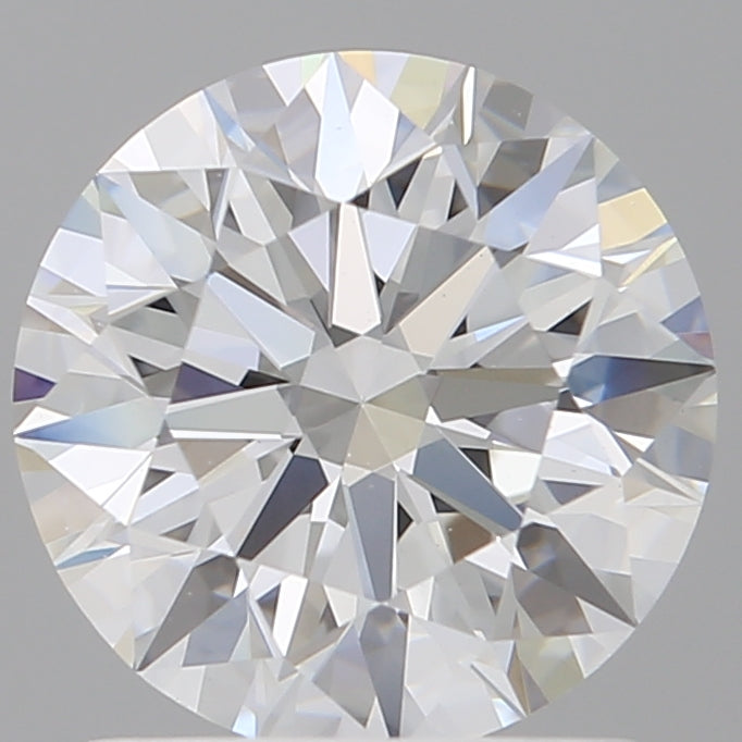 1.57 Carat Round Shaped, Ideal Cut, D Color, VVS2 Clarity, IGI Certified Lab Grown Diamond