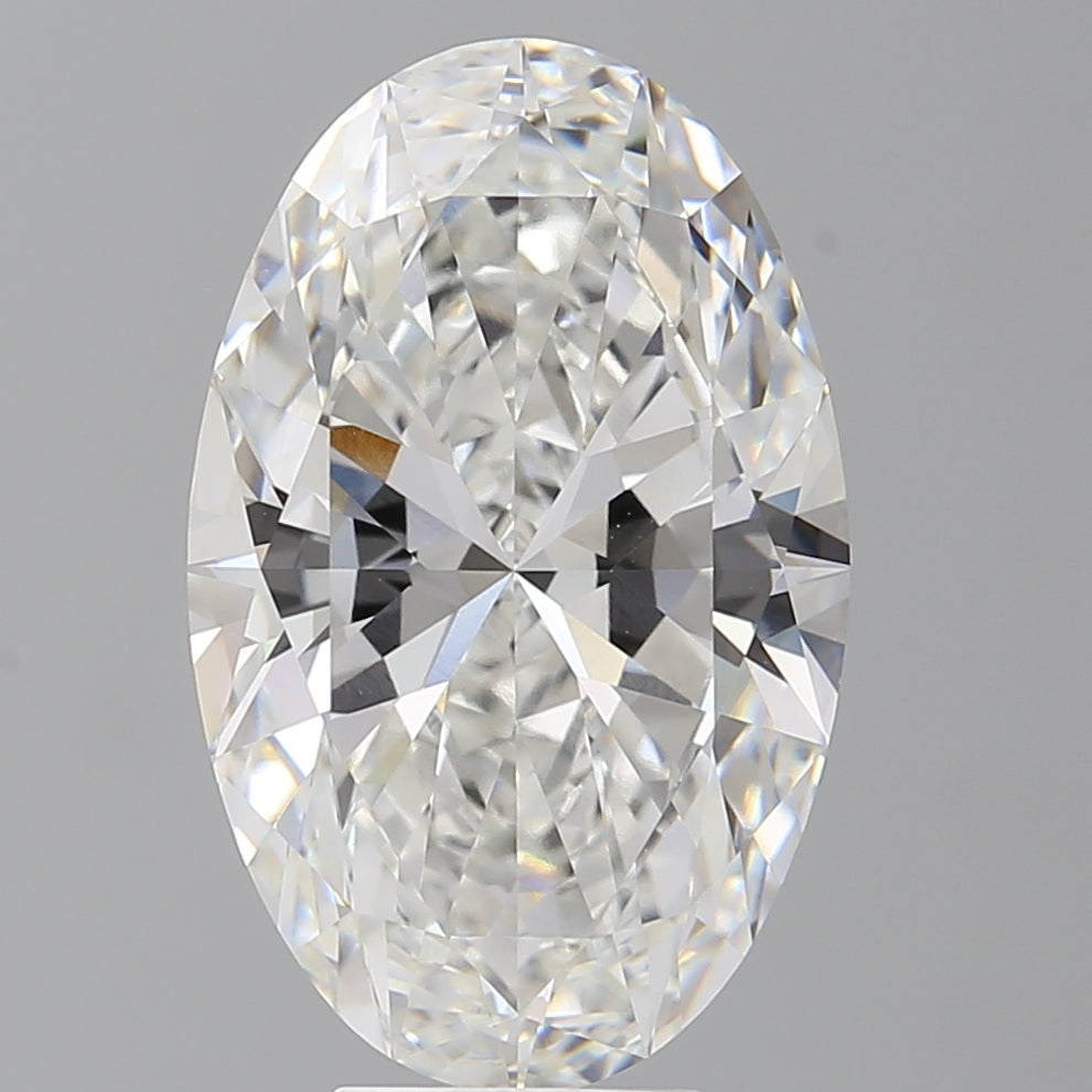 7.08 Carat Oval Shaped, Ideal Cut, F Color, VVS2 Clarity, IGI Certified Lab Grown Diamond