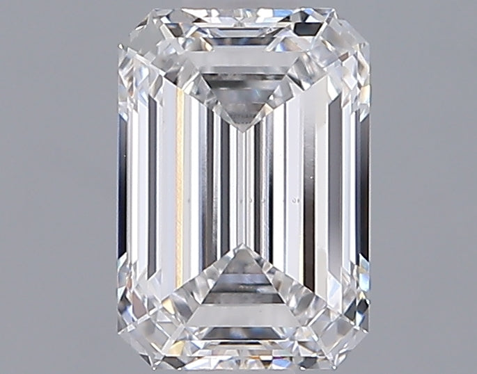 1.34 Carat Emerald Shaped, Ideal Cut, E Color, VS1 Clarity, IGI Certified Lab Grown Diamond