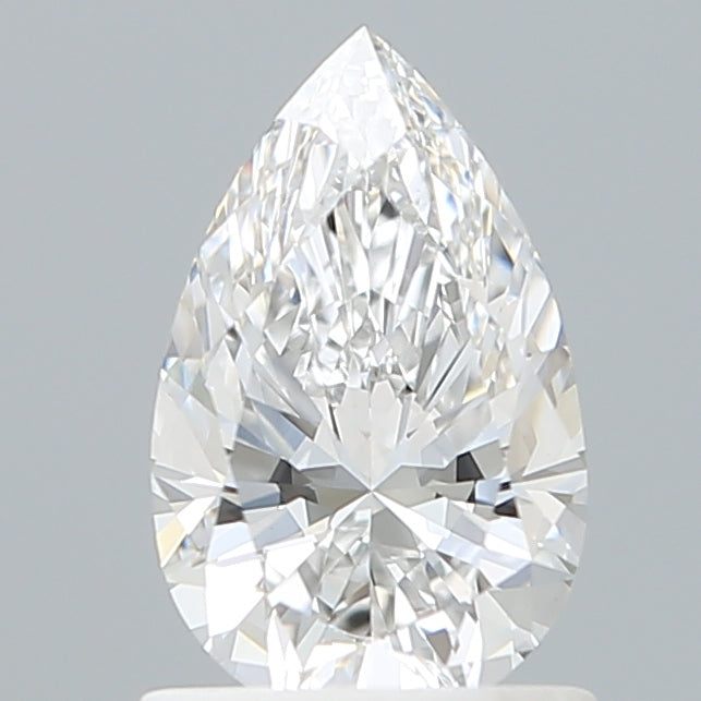 1.06 Carat Pear Shaped, Excellent Cut, E Color, VVS2 Clarity, IGI Certified Lab Grown Diamond