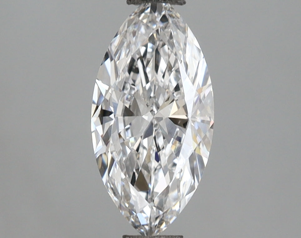1.07 Carat Marquise Shaped, Excellent Cut, D Color, VVS2 Clarity, IGI Certified Lab Grown Diamond