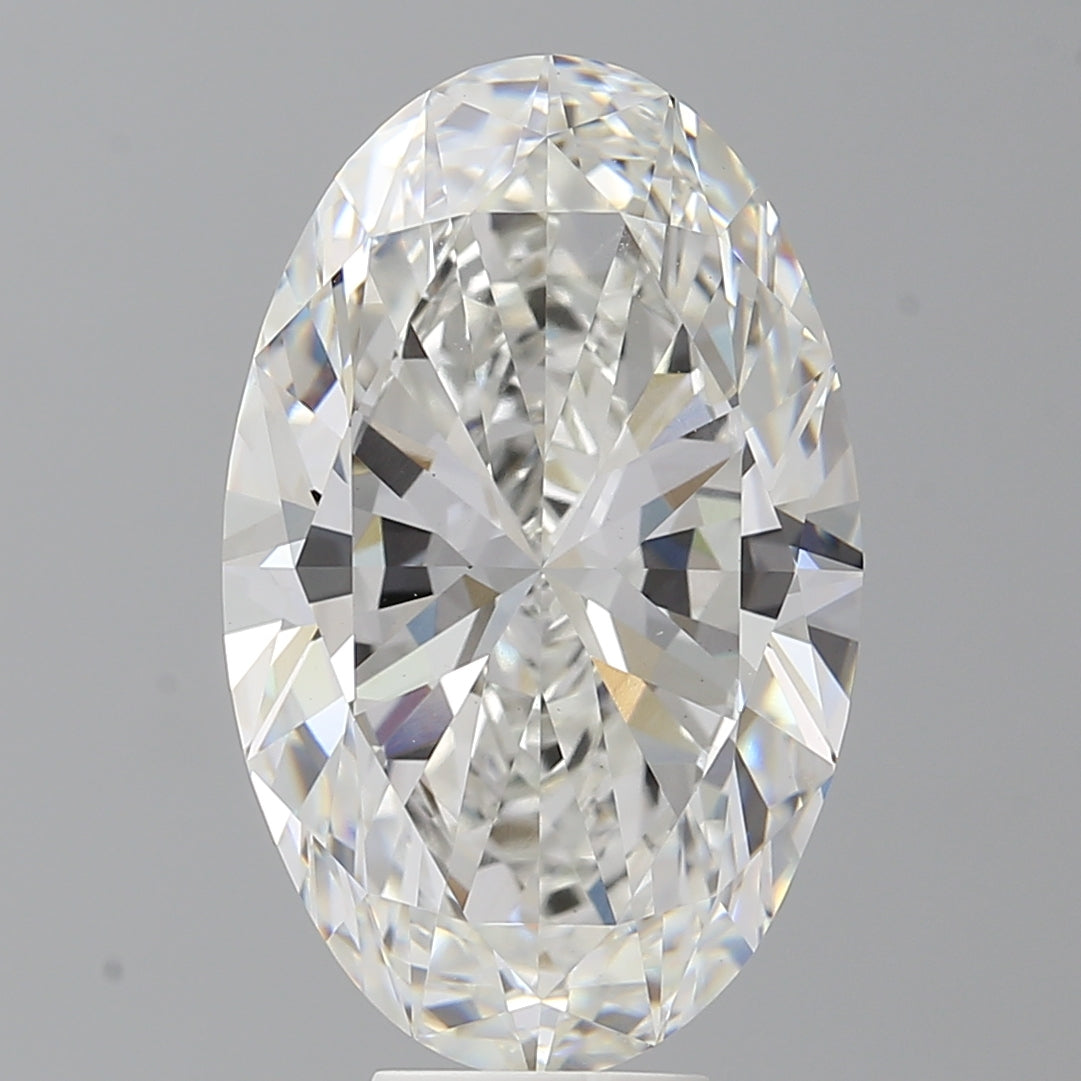 8.57 Carat Oval Shaped, Ideal Cut, F Color, VVS2 Clarity, IGI Certified Lab Grown Diamond
