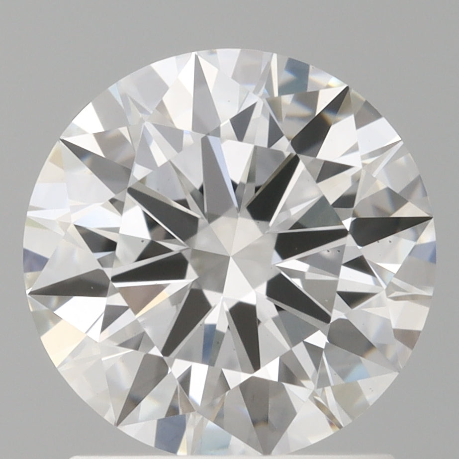 1.57 Carat Round Shaped, Ideal Cut, D Color, VS1 Clarity, IGI Certified Lab Grown Diamond