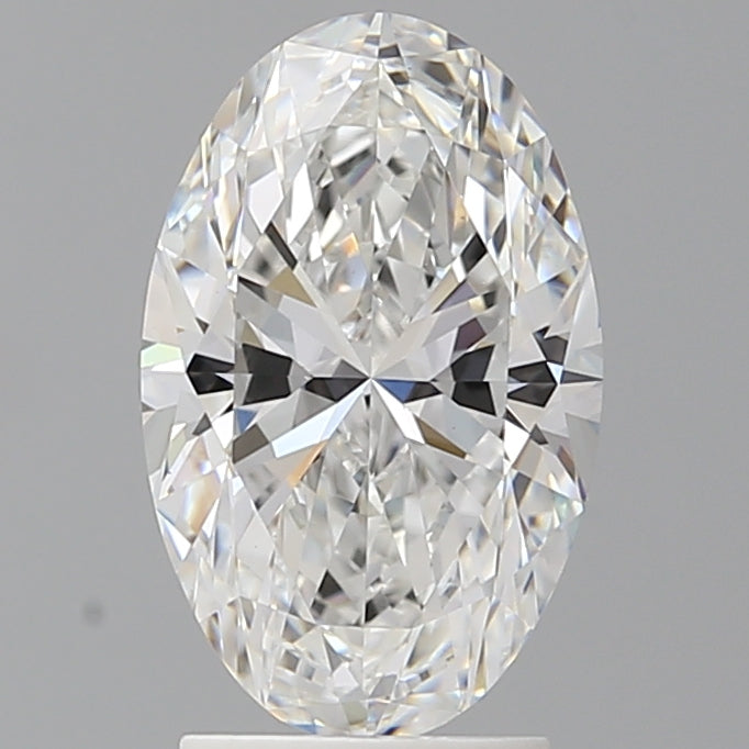 2.58 Carat Oval Shaped, Ideal Cut, E Color, VVS2 Clarity, IGI Certified Lab Grown Diamond