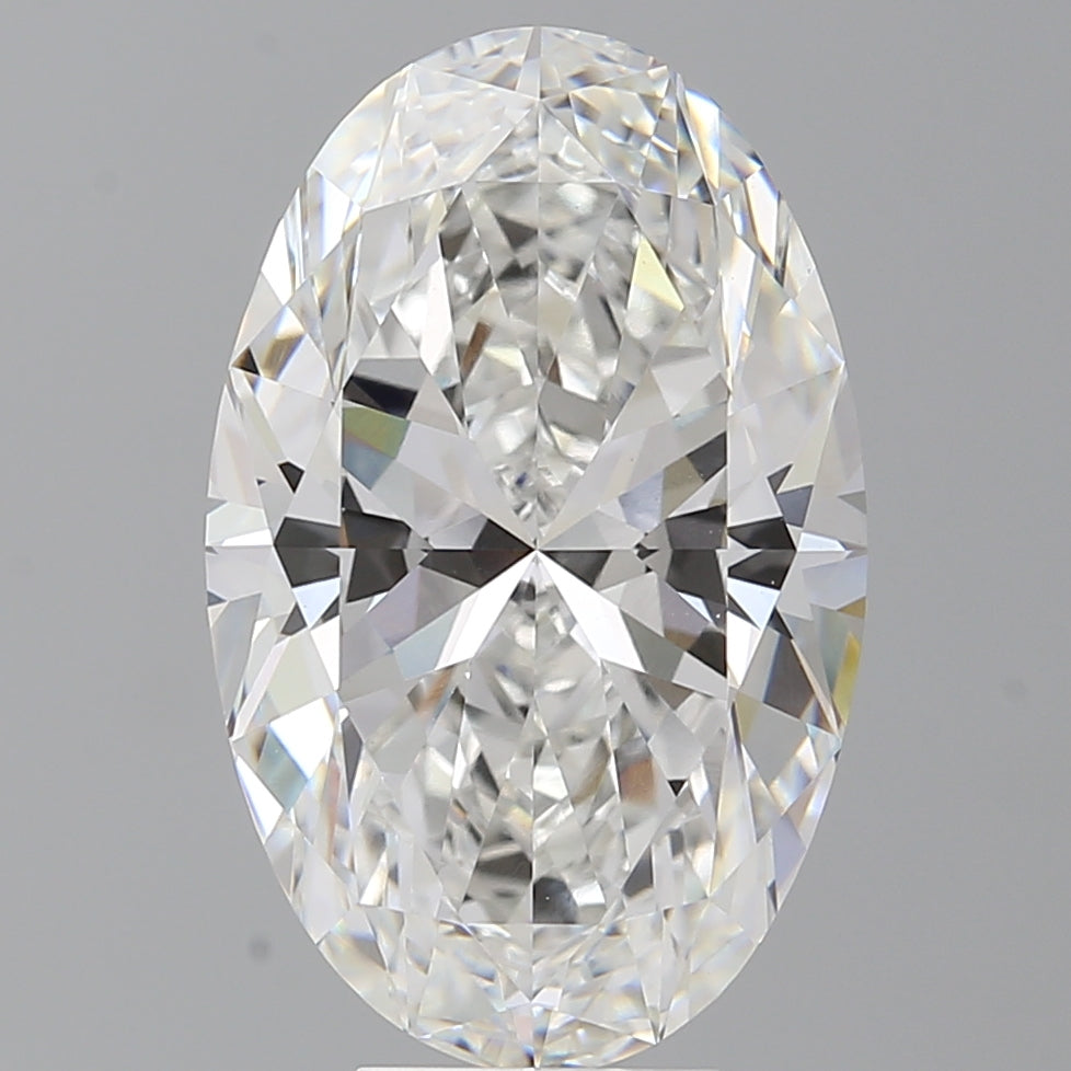 7.60 Carat Oval Shaped, Ideal Cut, E Color, VVS2 Clarity, IGI Certified Lab Grown Diamond