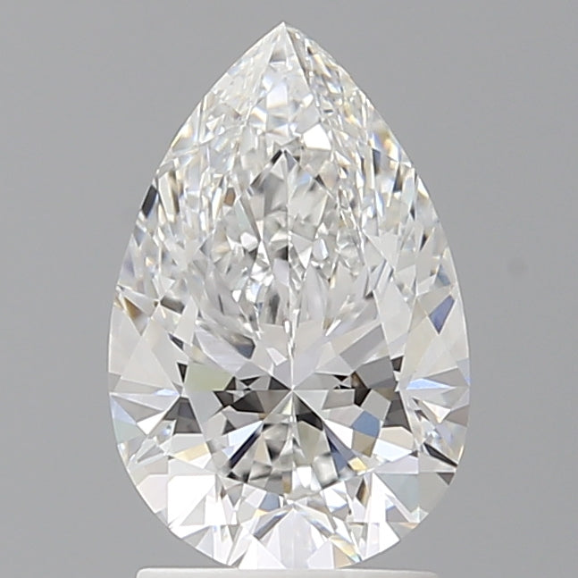 2.10 Carat Pear Shaped, Ideal Cut, E Color, VVS2 Clarity, IGI Certified Lab Grown Diamond
