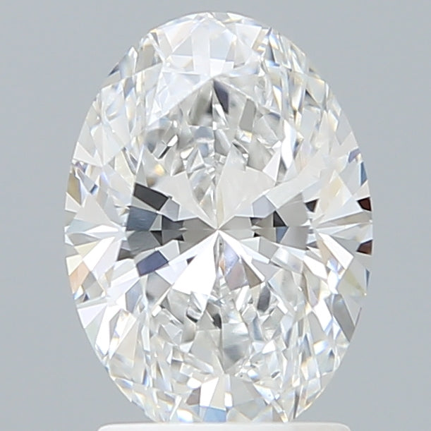 2.06 Carat Oval Shaped, Ideal Cut, D Color, VVS2 Clarity, IGI Certified Lab Grown Diamond