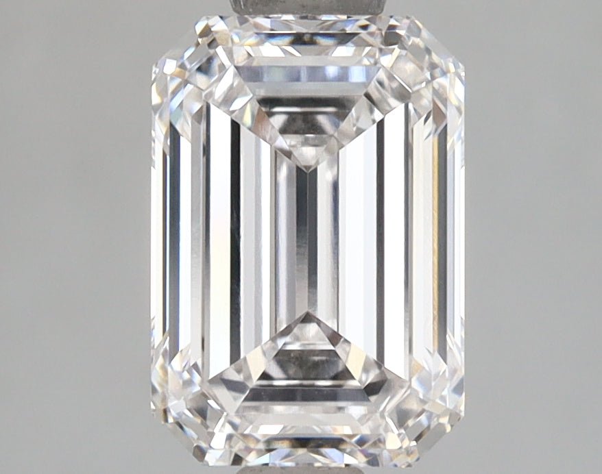 2.41 Carat Emerald Shaped, Ideal Cut, E Color, IF Clarity, IGI Certified Lab Grown Diamond
