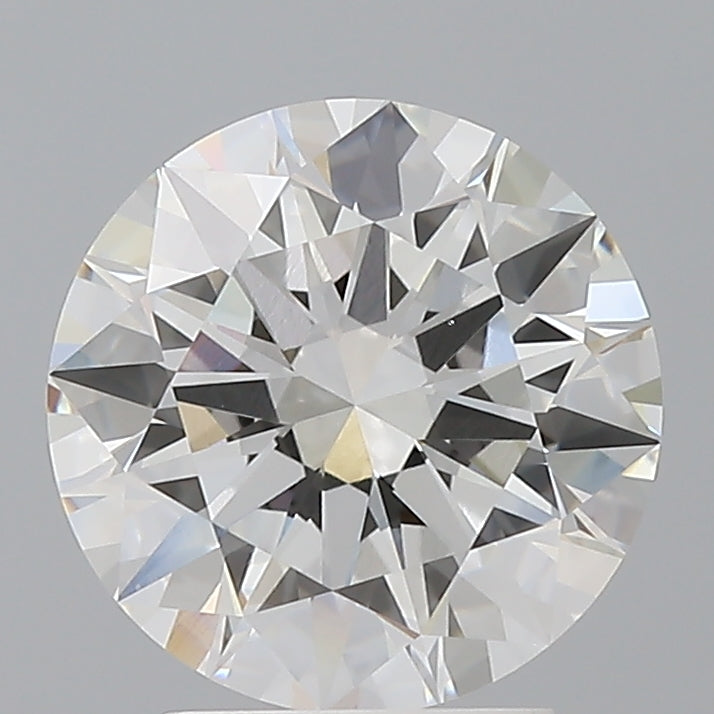 3.06 Carat Round Shaped, Ideal Cut, F Color, VVS2 Clarity, IGI Certified Lab Grown Diamond