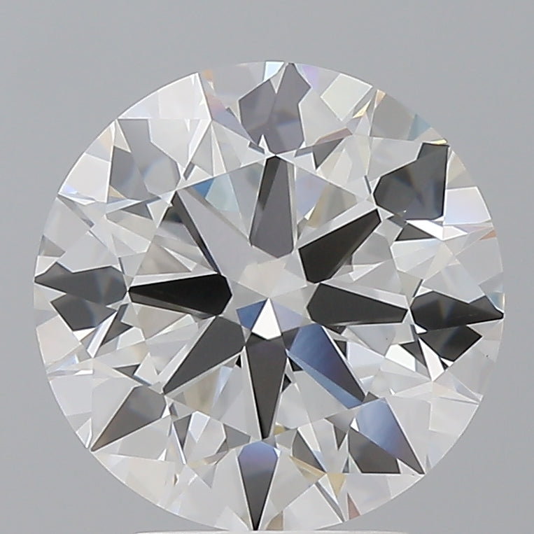 4.03 Carat Round Shaped, Ideal Cut, E Color, VVS2 Clarity, IGI Certified Lab Grown Diamond