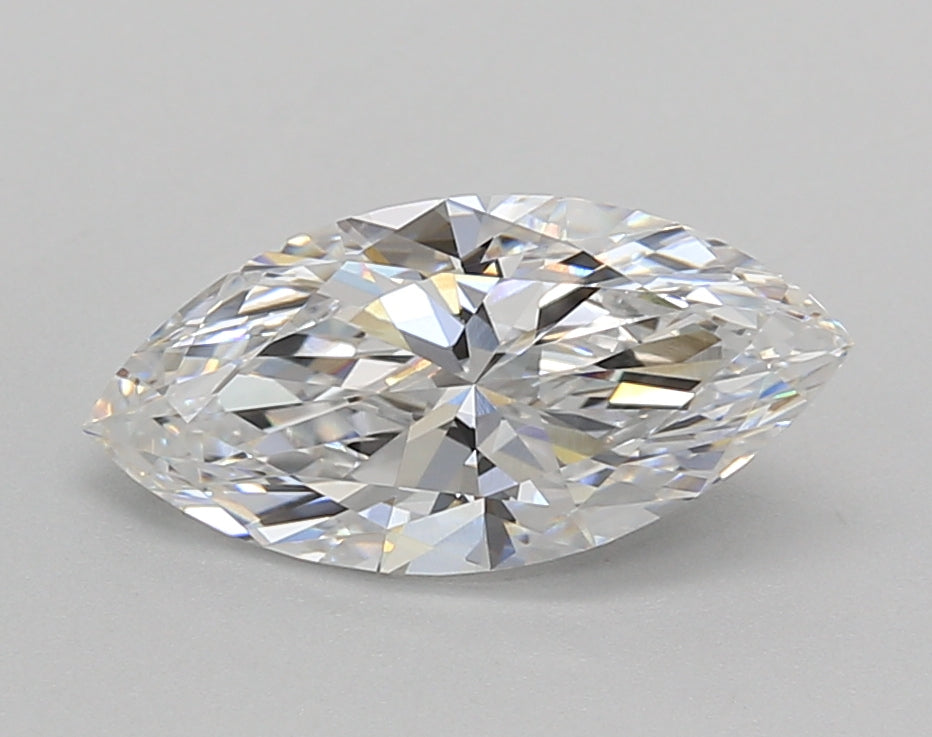 1.50 Carat Marquise Shaped, Excellent Cut, D Color, VVS1 Clarity, IGI Certified Lab Grown Diamond