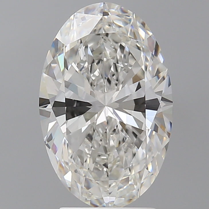 3.50 Carat Oval Shaped, Ideal Cut, F Color, VVS2 Clarity, IGI Certified Lab Grown Diamond
