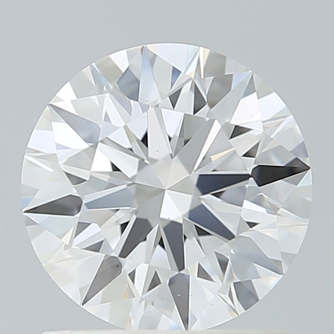 1.23 Carat Round Shaped, Ideal Cut, D Color, VS1 Clarity, IGI Certified Lab Grown Diamond