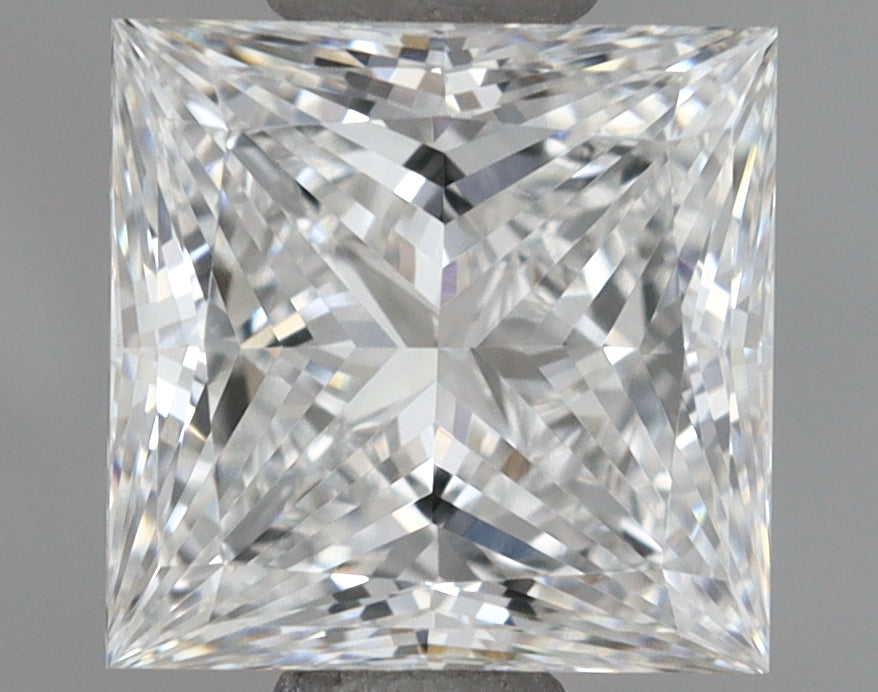 1.01 Carat Princess Shaped, Excellent Cut, E Color, VVS1 Clarity, IGI Certified Lab Grown Diamond