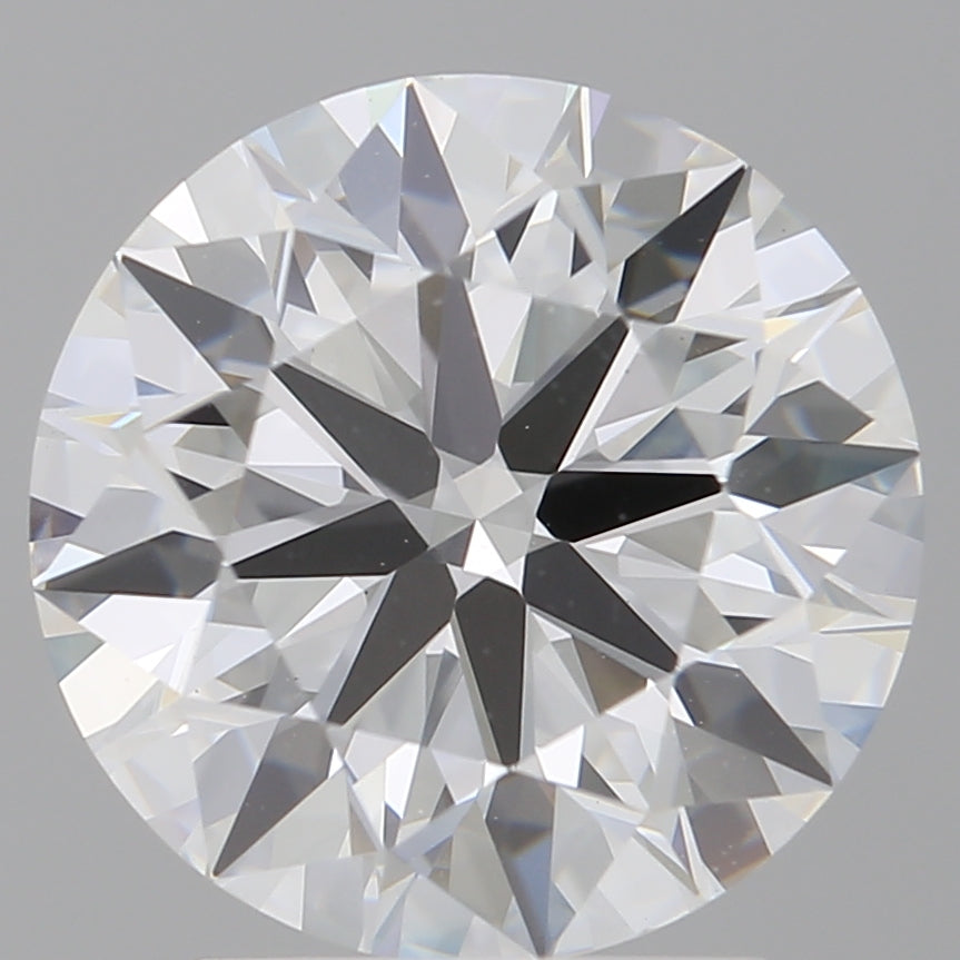 3.01 Carat Round Shaped, Ideal Cut, E Color, VVS2 Clarity, IGI Certified Lab Grown Diamond