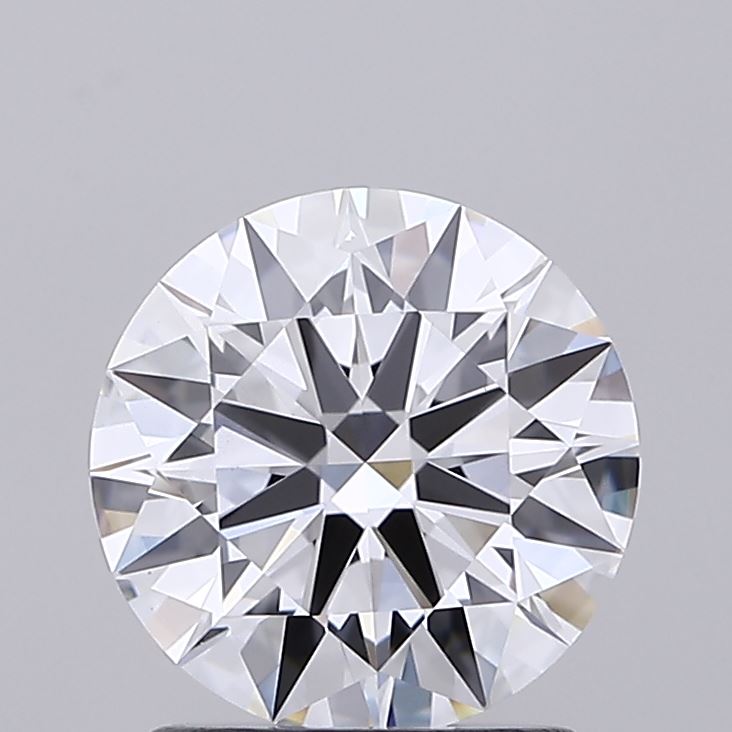 1.54 Carat Round Shaped, Ideal Cut, D Color, VS1 Clarity, IGI Certified Lab Grown Diamond