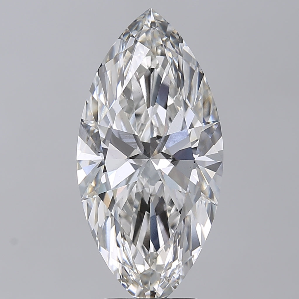 5.02 Carat Marquise Shaped, Excellent Cut, F Color, VS1 Clarity, IGI Certified Lab Grown Diamond