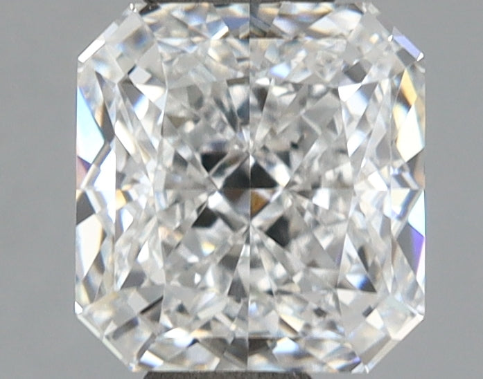 1.06 Carat Radiant Shaped, Excellent Cut, E Color, VVS1 Clarity, IGI Certified Lab Grown Diamond