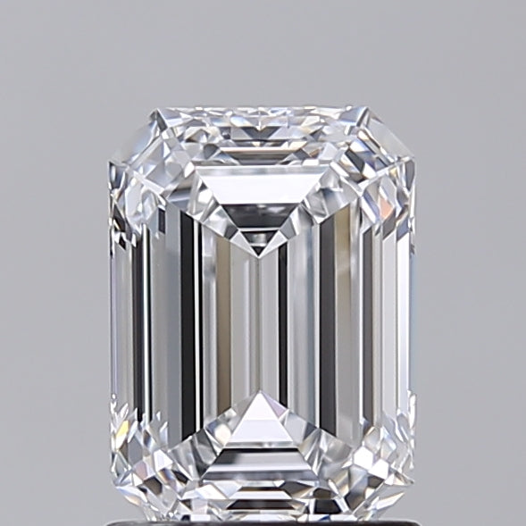 1.51 Carat Emerald Shaped, Very Good Cut, D Color, VVS2 Clarity, IGI Certified Lab Grown Diamond