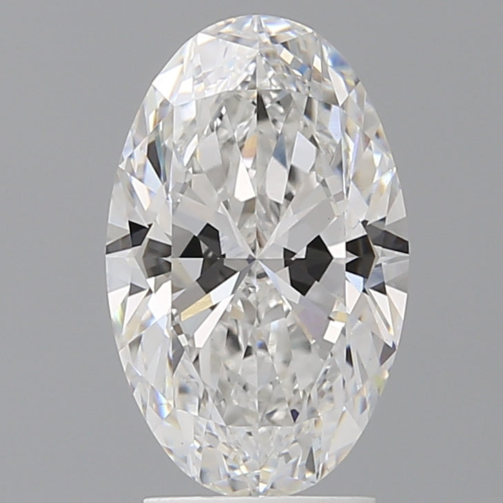 3.04 Carat Oval Shaped, Ideal Cut, E Color, VVS2 Clarity, IGI Certified Lab Grown Diamond