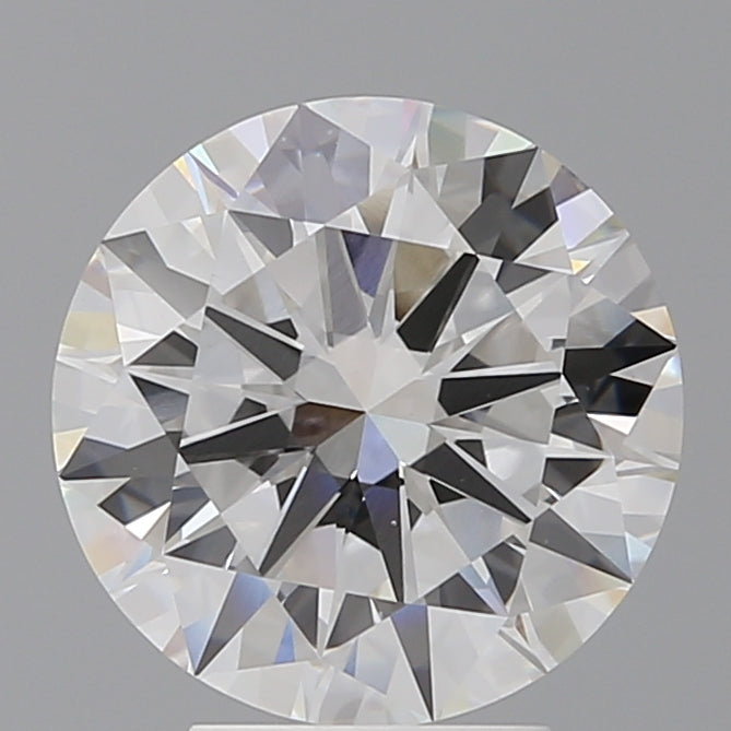 4.03 Carat Round Shaped, Excellent Cut, E Color, VVS2 Clarity, IGI Certified Lab Grown Diamond
