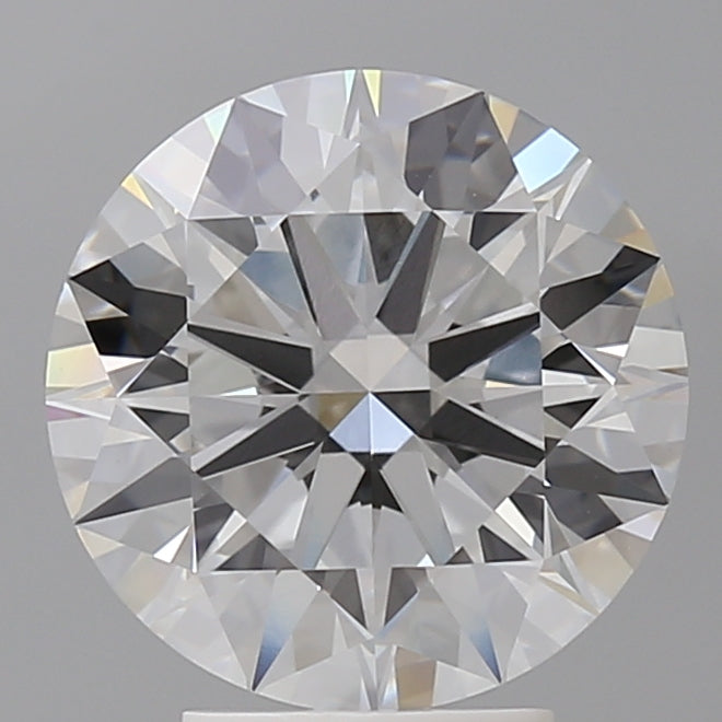 4.10 Carat Round Shaped, Ideal Cut, E Color, VVS2 Clarity, IGI Certified Lab Grown Diamond