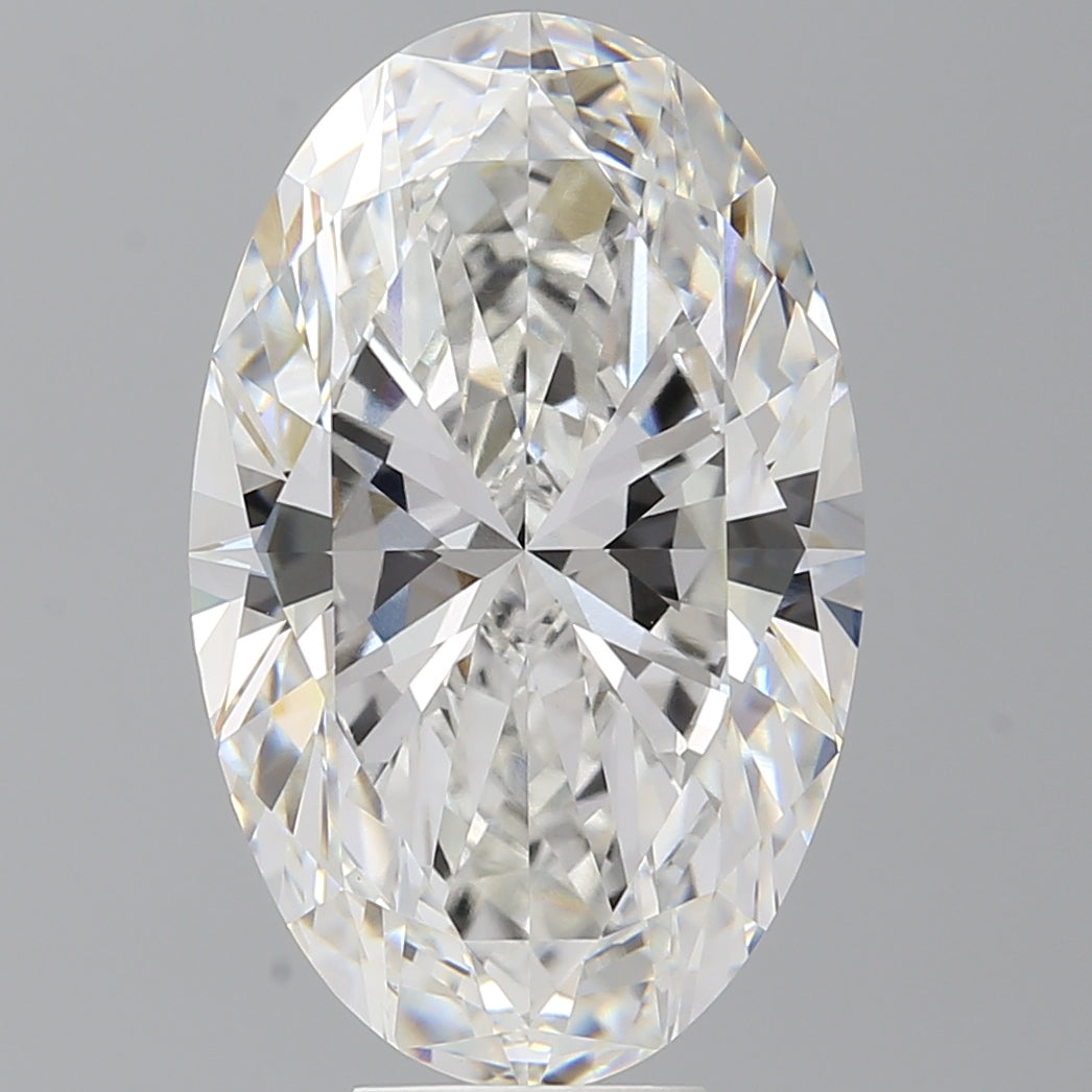 9.10 Carat Oval Shaped, Ideal Cut, F Color, VVS2 Clarity, IGI Certified Lab Grown Diamond