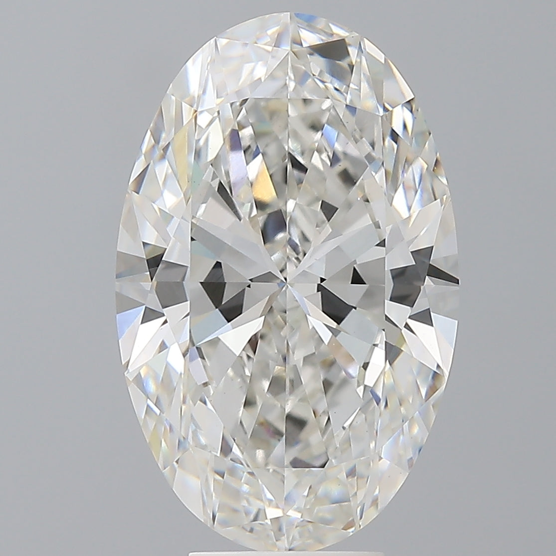 7.09 Carat Oval Shaped, Ideal Cut, F Color, VVS2 Clarity, IGI Certified Lab Grown Diamond