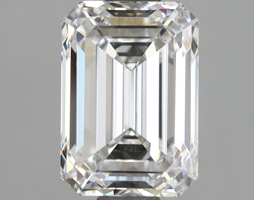 2.19 Carat Emerald Shaped, Ideal Cut, E Color, IF Clarity, IGI Certified Lab Grown Diamond