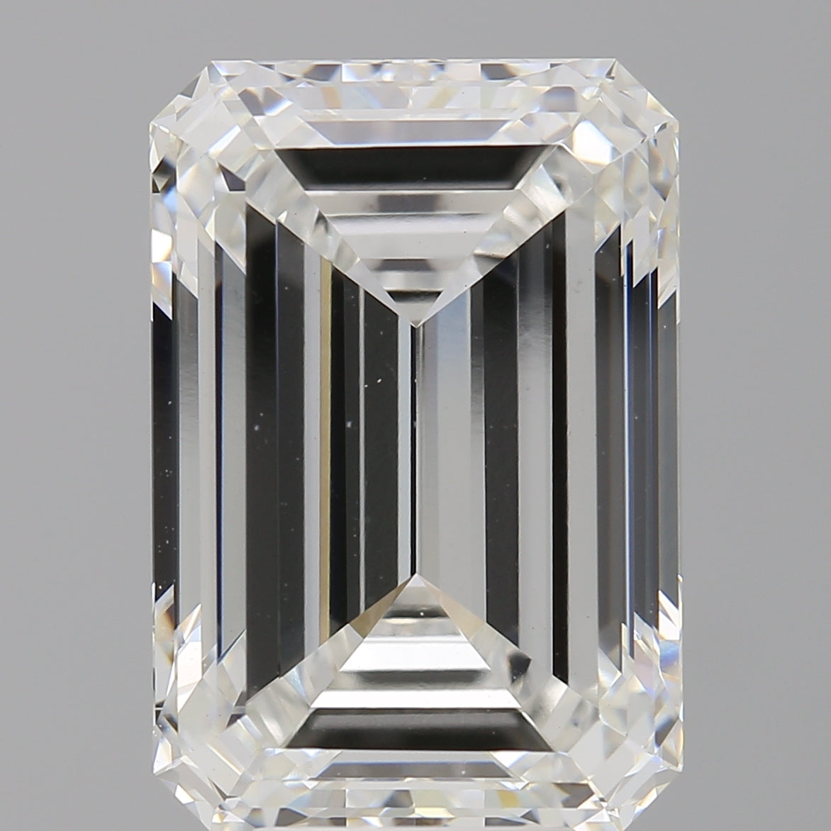 8.02 Carat Emerald Shaped, Ideal Cut, F Color, VVS2 Clarity, IGI Certified Lab Grown Diamond